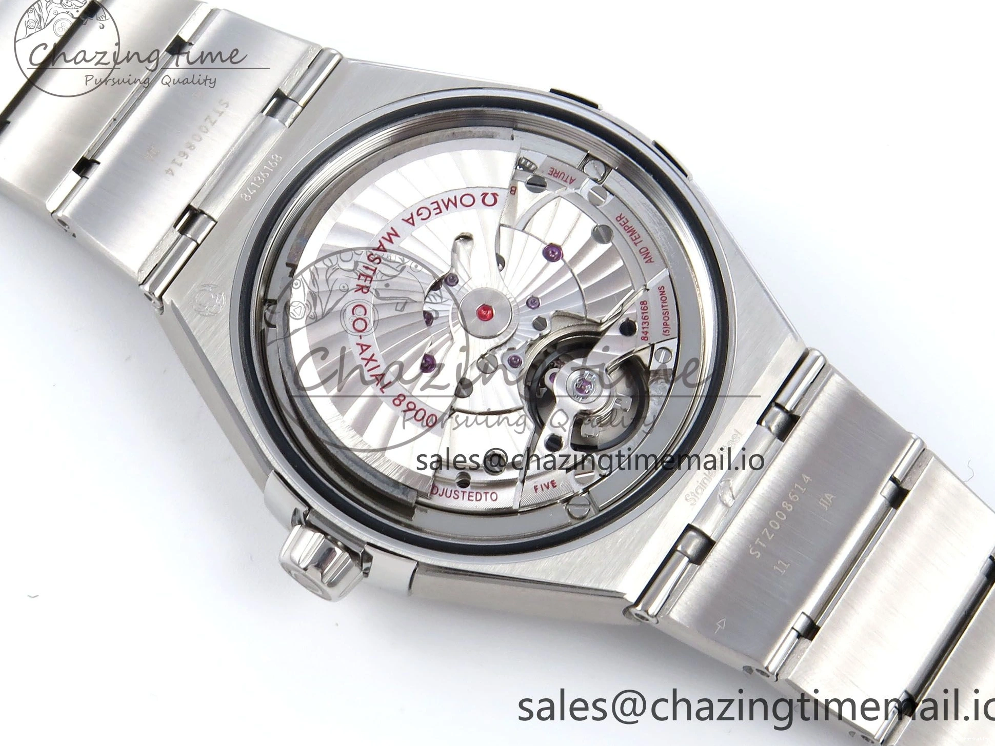 0214 Classic Constellation 41mm SS ASWF 1:1 Best Edition Green Dial on SS Bracelet A 7697